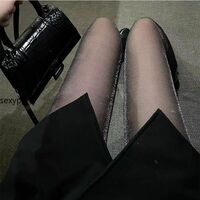 Sexy Ultra-thin 0-d Bottoming Shiner Stockings Pantyhose - Thumbnail 4