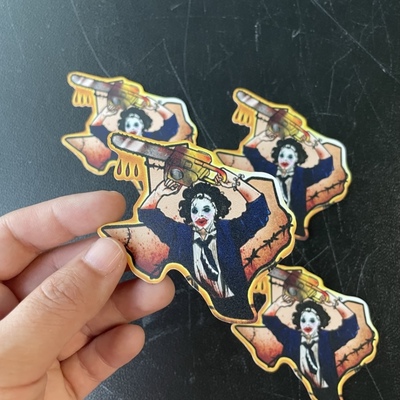 Leatherface sticker