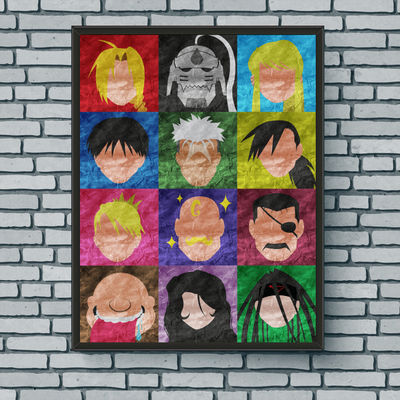 Collage art print - fma