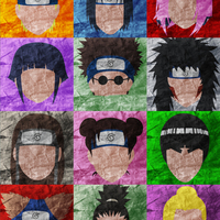 Collage Art Print - Leaf Village - Thumbnail 1