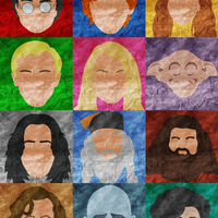 Collage Art Print - Wizards World - Thumbnail 1