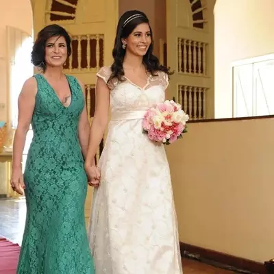Green lace mother of birde/ groom dress evening prom dress