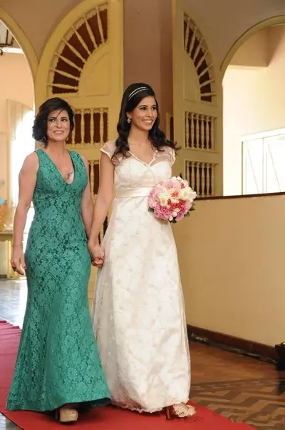 Green Lace Mother of Birde/ Groom Dress Evening Prom Dress