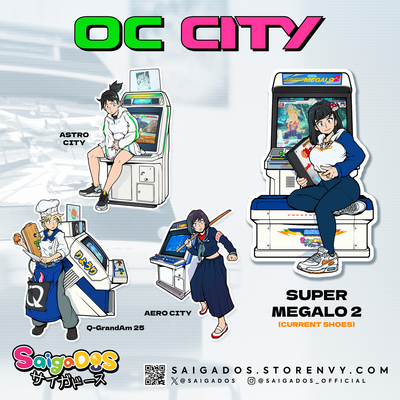 OC City - Candy Cab Character Stickers