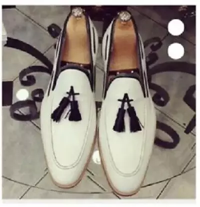 Custom Handmade Men's leather formal Moccasins leather shoes