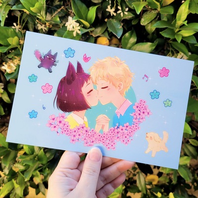 8.5 x 5.5 Dazzling and Flickering print