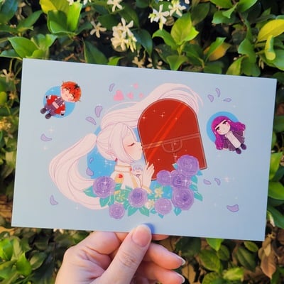 8.5 x 5.5 Elf mage print