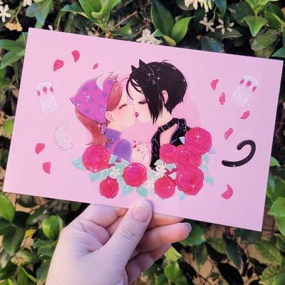 8.5 x 5.5 Soulmates print