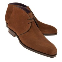 NEW HANDMADE POLO SUEDE DRESS SHOES FOR MEN'S CHUKKA BOOTS - Thumbnail 4