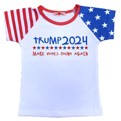 Donald trump political republican tee shirt make votes count again