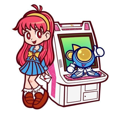 Tokimeki twinbee sticker