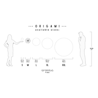 Unique wood wall clock in dark tone - Origami walnut handmade clock - Thumbnail 7