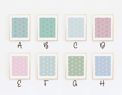 Scales Pattern (Color Options Available)