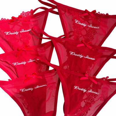 Demon baby issues thong