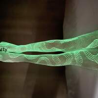 Sexy Bundy Nightclub Auspicious Snake Halloween Luminous Fluorescent Disco Dancing Halloween Pantyhose - Thumbnail 4