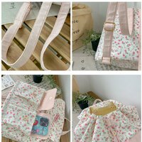 Retro Pink Floral Backack - Thumbnail 6