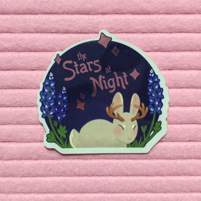 The stars at night sticker