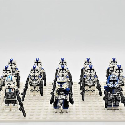 13pcs zavicos clone troopers rex jess echo custom brick design 501st legion clone trooper figure