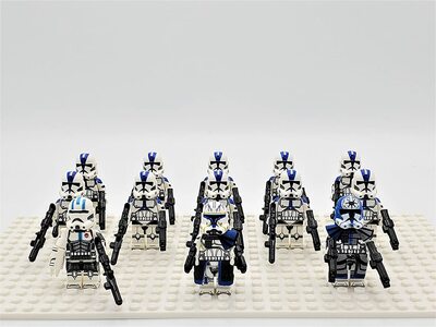 13pcs zavicos Clone troopers Rex Jess echo Custom Brick Design 501st Legion Clone Trooper Figure