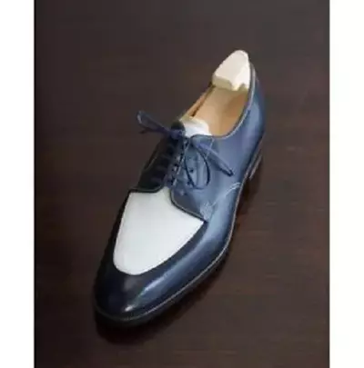 Handmade Men Two Tone Formal Shoes, Spectator Shoes, Dress Shoes