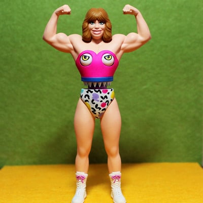 Lady yummy pink bodysuit