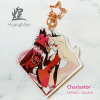Hazbin Hotel - Charlastor (Acrylic Keychain) - Thumbnail 3