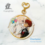 Hazbin Hotel - Charlastor (Acrylic Keychain)-4
