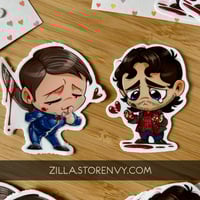 Chibi Hannigram sticker set - Thumbnail 1