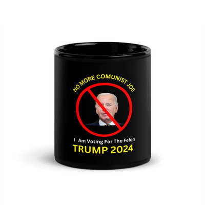  Trump Cup Black Glossy Mug