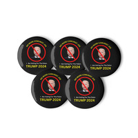 Trump Felon Set of pin buttons - Thumbnail 1