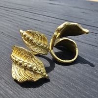 Leaf Wrap Ring - Thumbnail 1