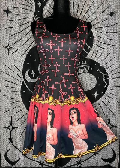 Double Cross Skater Dress 'Baptism'
