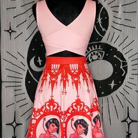 Double Cross Skater Dress 'Devilicious' - Thumbnail 1