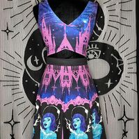 Double Cross Skater Dress 'Spill' - Thumbnail 1