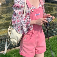 Harajuku High Waist Shorts With Detachable Belts - Thumbnail 1