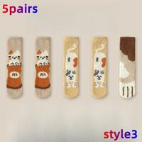 Harajuku anime cute cat socks plush socks - Thumbnail 3