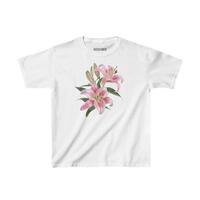 Lily Flower Print Tee - Thumbnail 1