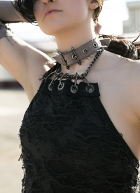 OOAK Chain Reaction Halter Top #1 - Thumbnail 1