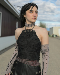 OOAK Chain Reaction Halter Top #1 - Thumbnail 4