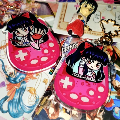 Pocket Sakura Keychain