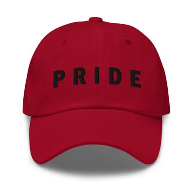 That's rare! pride dad hat *black