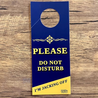 Set of 3 - do not disturb signs