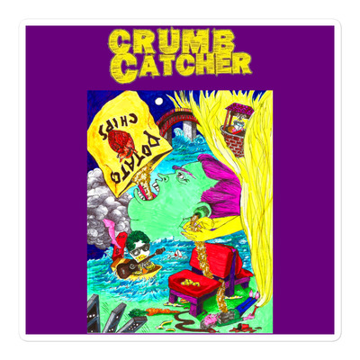 Crumb catcher collage stickers purple - Thumbnail 1