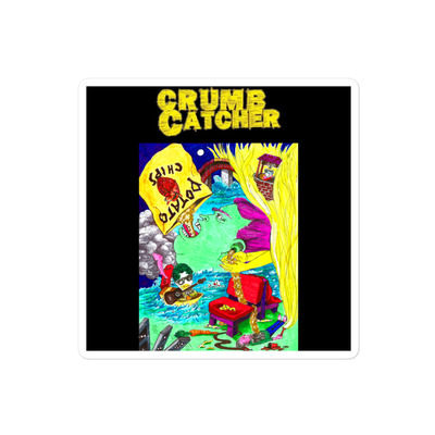 Crumb catcher collage stickers black