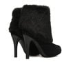 Womens Faux Fur High Heel - Thumbnail 1