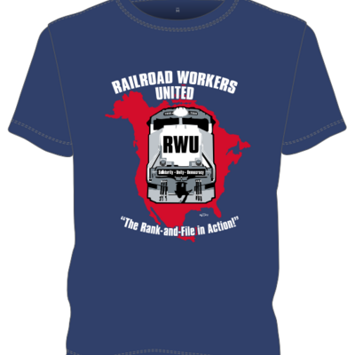 Rwu t-shirt navy - logo on front 