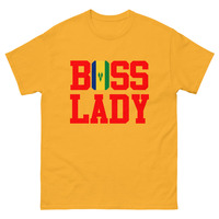 BOSS LADY - St. Vincent And The Grenadines - Unisex Tee - Thumbnail 4