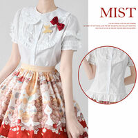 Cute puff sleeves and baby collar lace blouses - Thumbnail 2