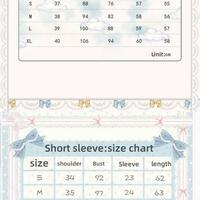 Cute puff sleeves and baby collar lace blouses - Thumbnail 8