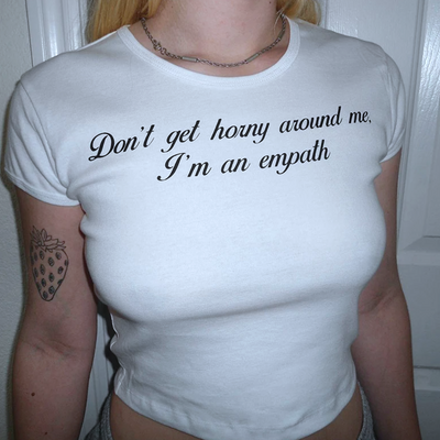 I'm an empath cropped top - Thumbnail 3